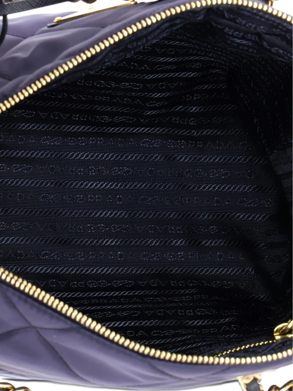 Prada ビンテージ Re-Edition 1995 チェーンキルテッド Re-Nylon トートバッグ - 画像4