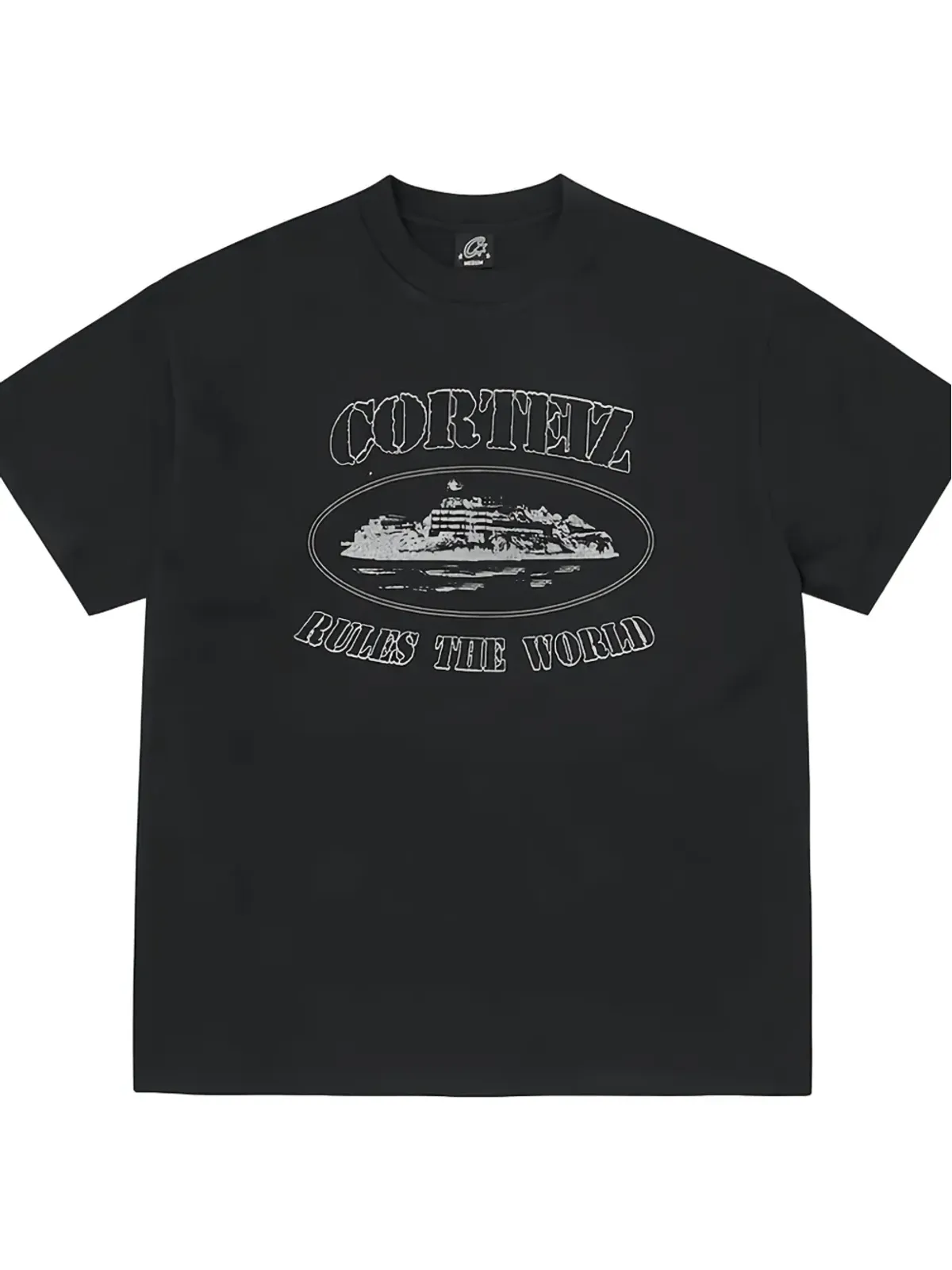 CORTEIZ アルカトラズ リフレクティブ 半袖Tシャツ - ブラック - 画像2