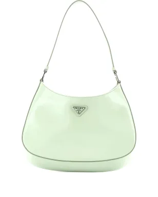 Prada ビンテージ Cleo ショルダーバッグ スパッゾラートレザー ミディアム ホーボーバッグ - グリーン - サムネイル1
