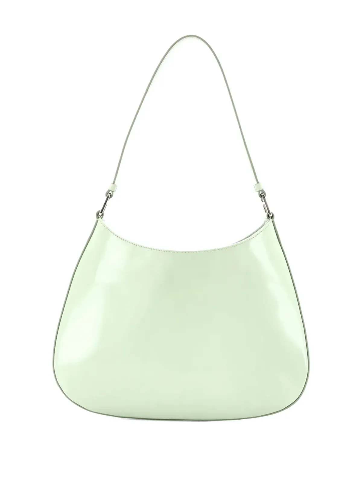 Prada ビンテージ Cleo ショルダーバッグ スパッゾラートレザー ミディアム ホーボーバッグ - グリーン - 画像2
