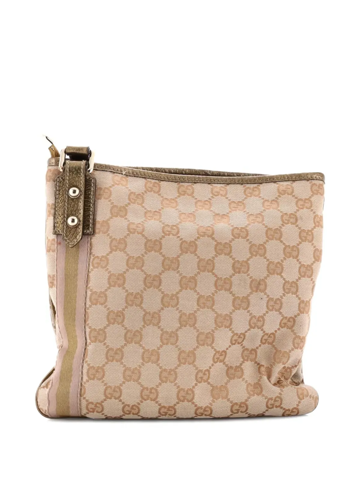 Gucci Pre-Owned ジョリコール メッセンジャー バッグ GGキャンバス クロスボディバッグ - ニュートラル - 画像2