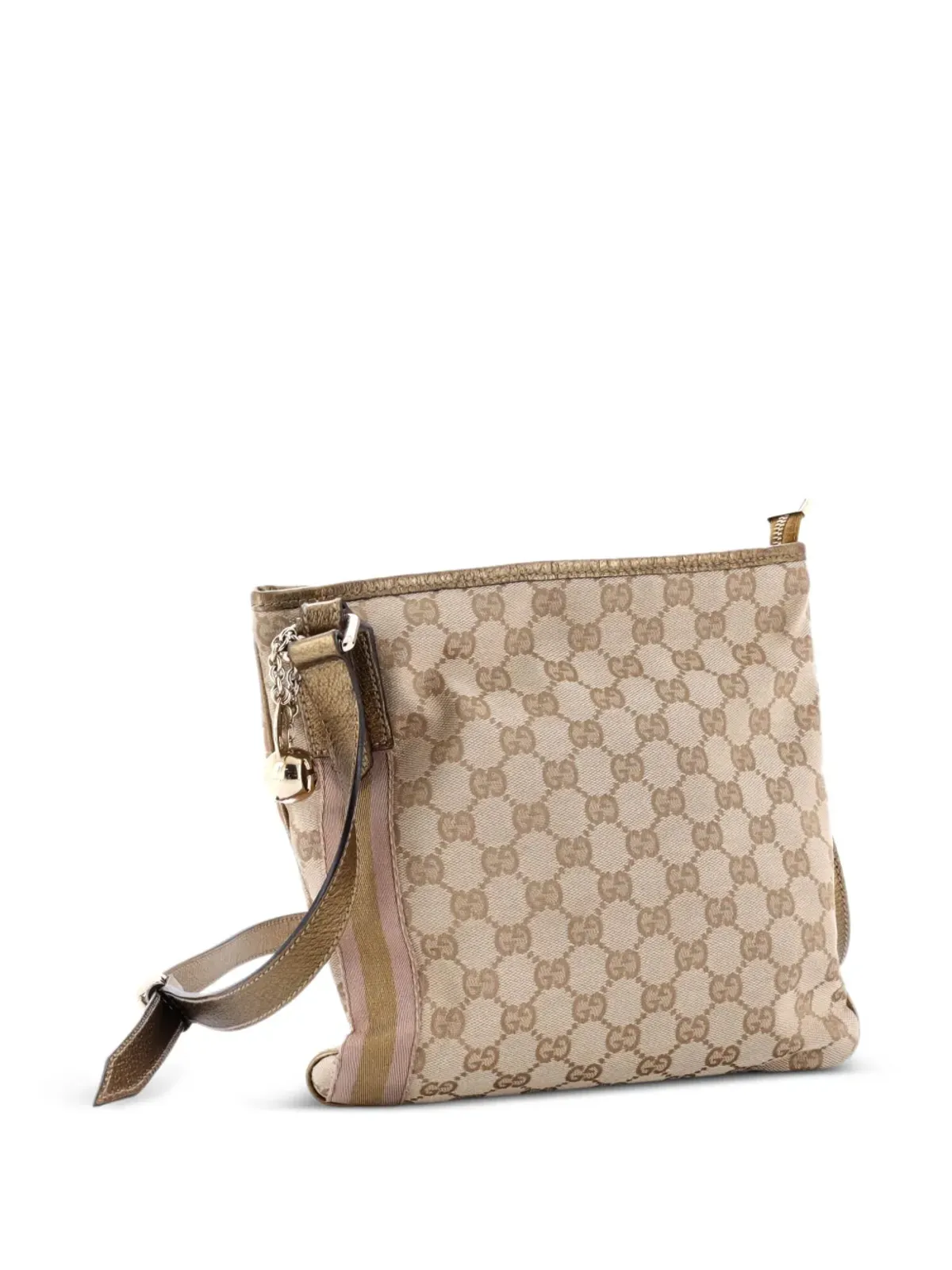 Gucci Pre-Owned ジョリコール メッセンジャー バッグ GGキャンバス クロスボディバッグ - ニュートラル - 画像3