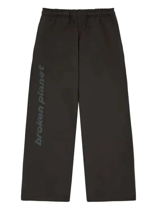 BROKEN PLANET BROKEN PLANET Repair Service elastic-waist track pants - Blackの商品画像