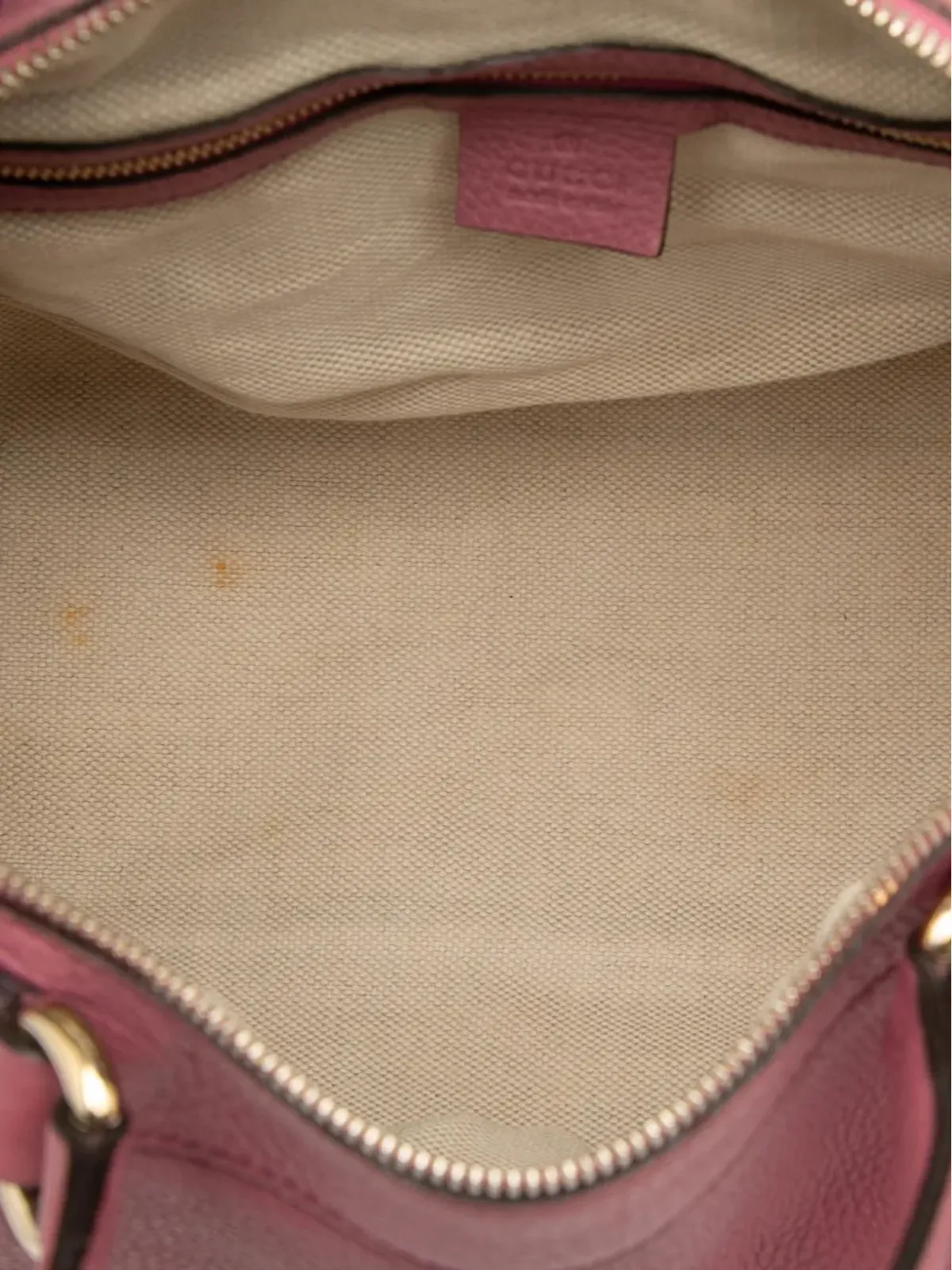 Gucci ビンテージ 2000-2015 ミディアム・ペブルド・カーフスキン ソーホー・ボストンバッグ - 画像5