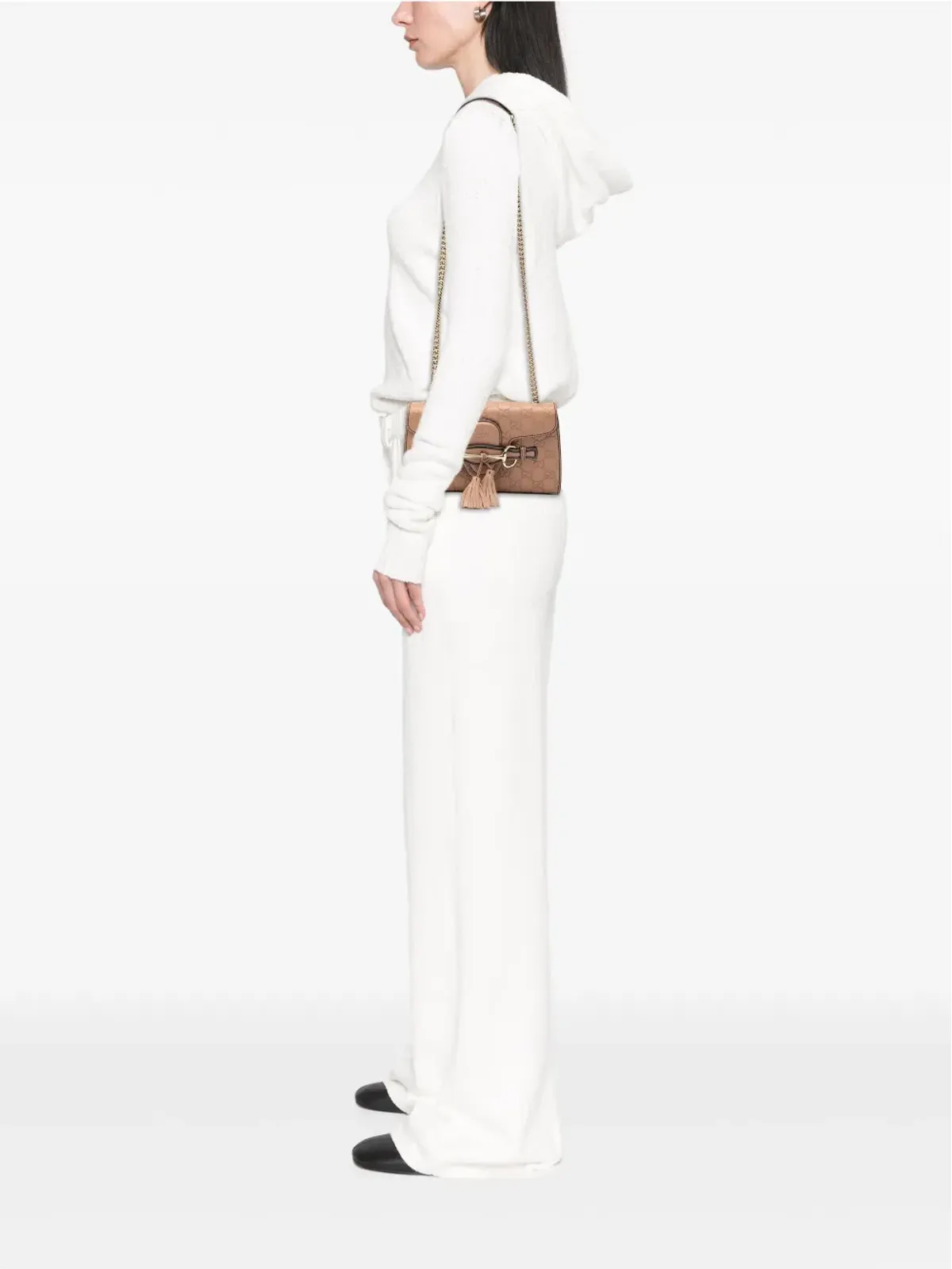 Gucci ビンテージ エミリー クロスボディバッグ ブラウン - 画像2
