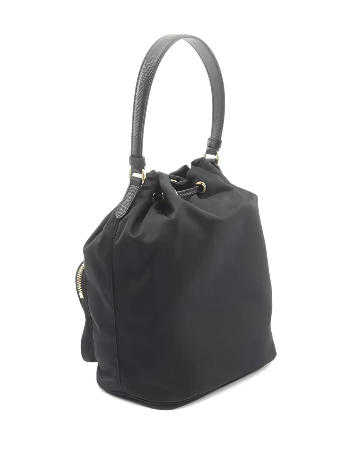 Prada ビンテージ バケットバッグ ブラック - 画像2