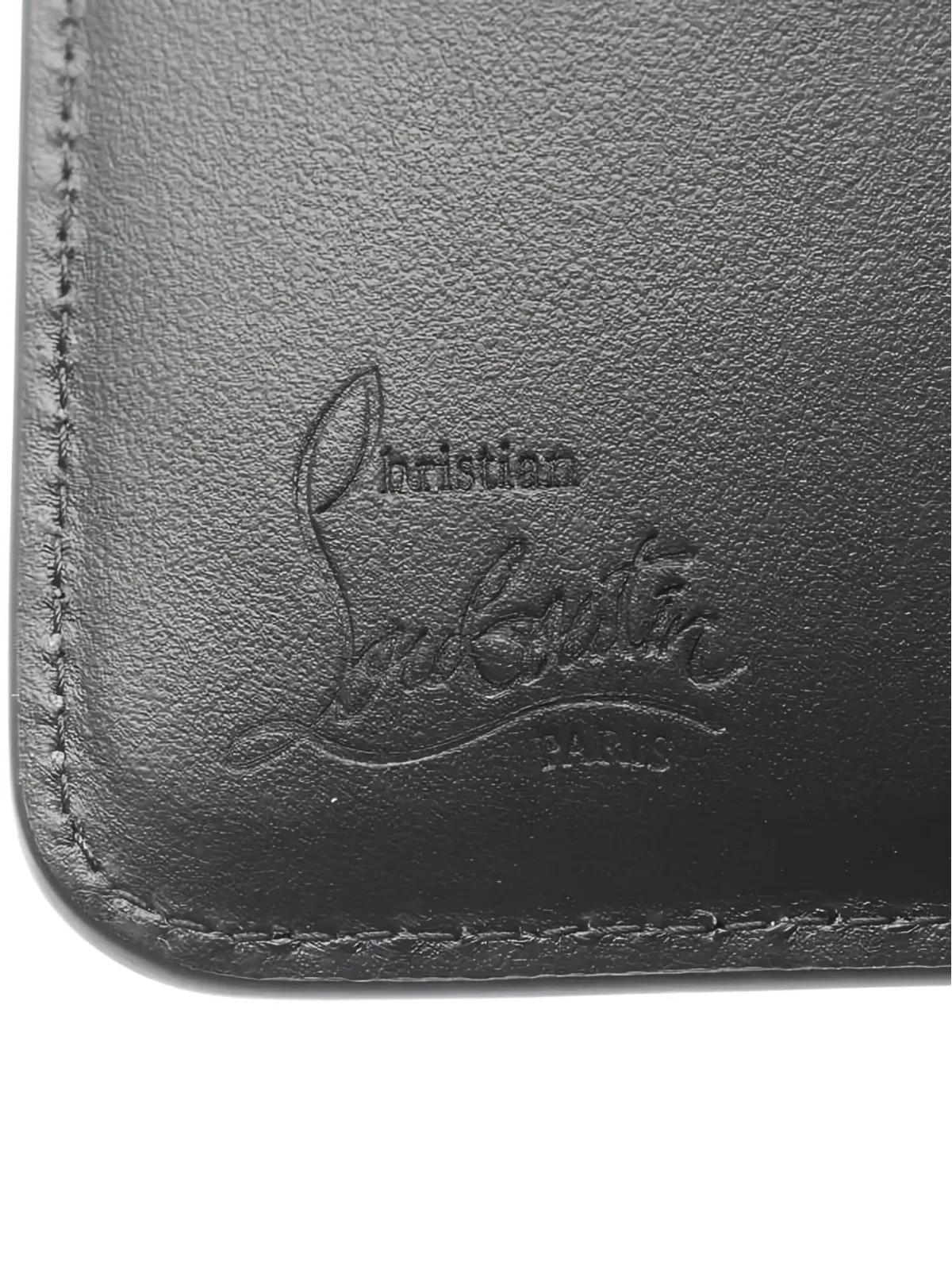 Christian Louboutin Pre-Owned 2020s ジップ付きレザー カードホルダー - 画像3