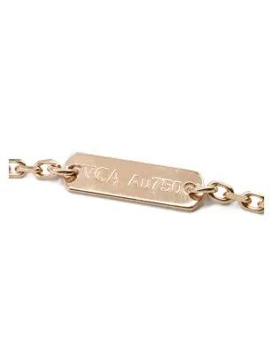 Van Cleef & Arpels ビンテージ 2010年代 18K ローズゴールド アルハンブラ マルチストーン ネックレス - ピンク - サムネイル3