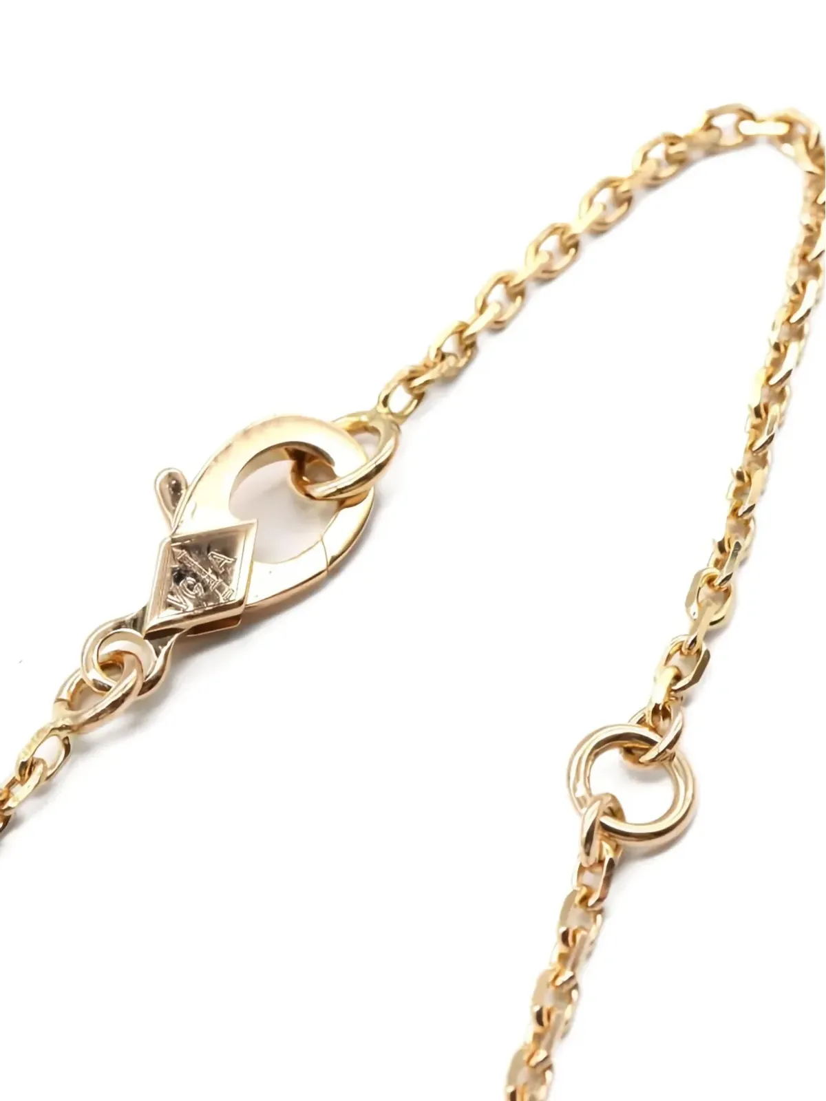 Van Cleef & Arpels ビンテージ 2010年代 18K ローズゴールド アルハンブラ マルチストーン ネックレス - ピンク - 画像4