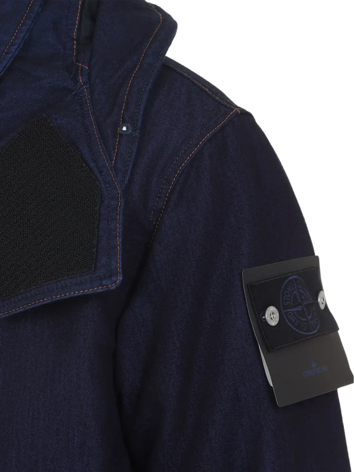 Stone Island フード付きコットンジャケット - 画像3