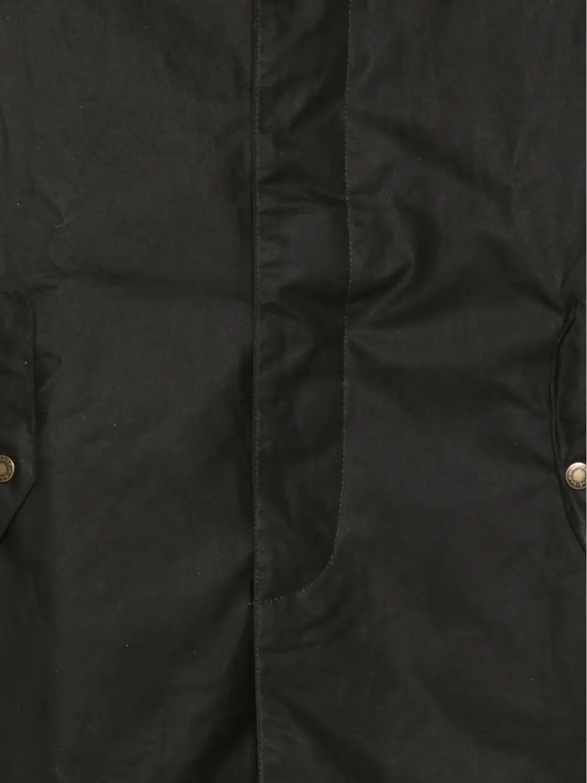Baracuta corduroy-collar long-sleeve coat - Green - 画像3