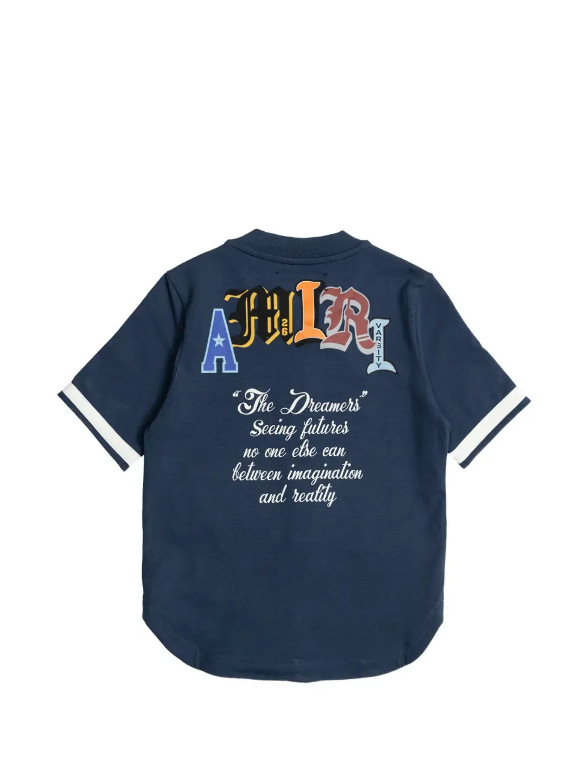 AMIRI KIDS striped-detail shirt - Blue - 画像2