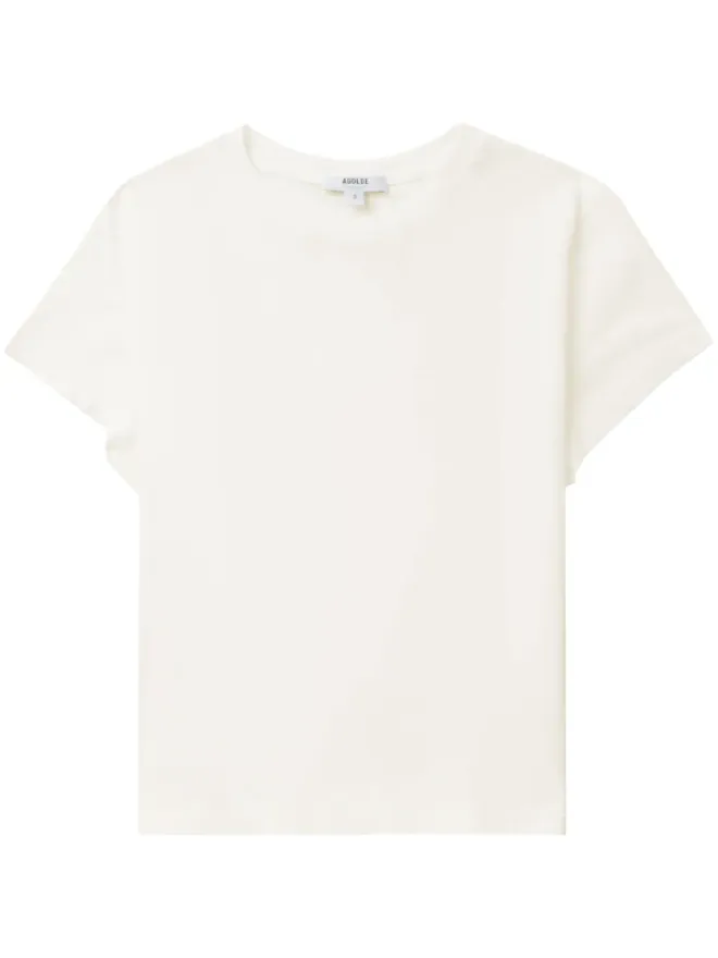 AGOLDE AGOLDE adine shrunken tee - Neutralsの商品画像