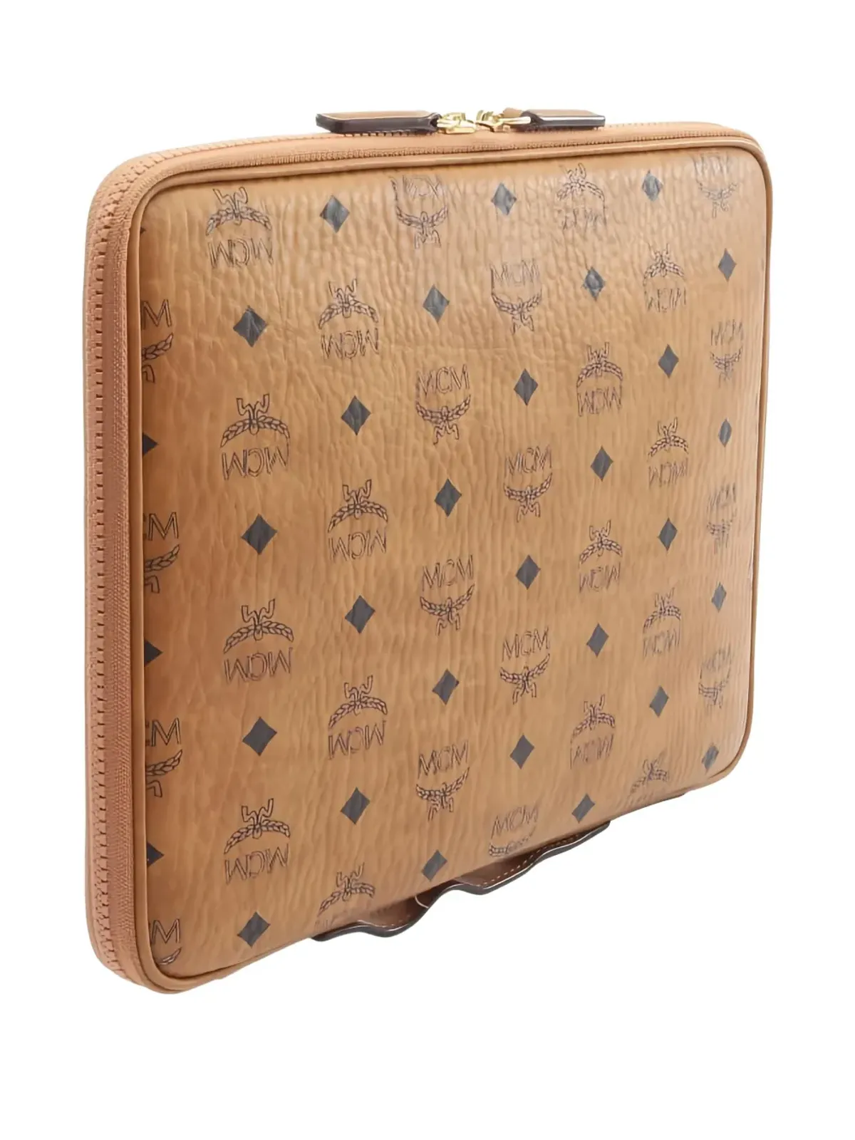 MCM ビンテージ 2010年代 ロゴプリント ZIP タブレットケース - 画像2