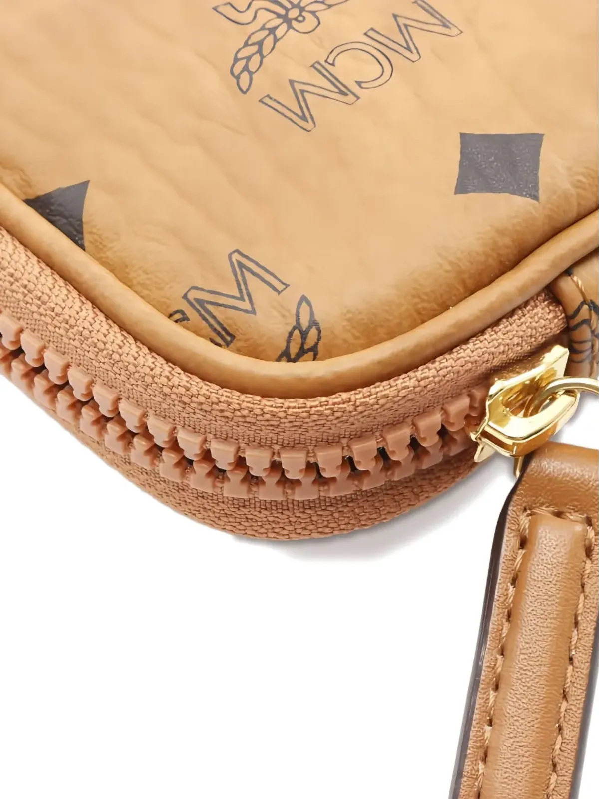 MCM ビンテージ 2010年代 ロゴプリント ZIP タブレットケース - 画像4
