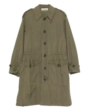 A.N.G.E.L.O. Vintage Upcycling シングルブレスト ドローストリングウエスト コート - サムネイル1
