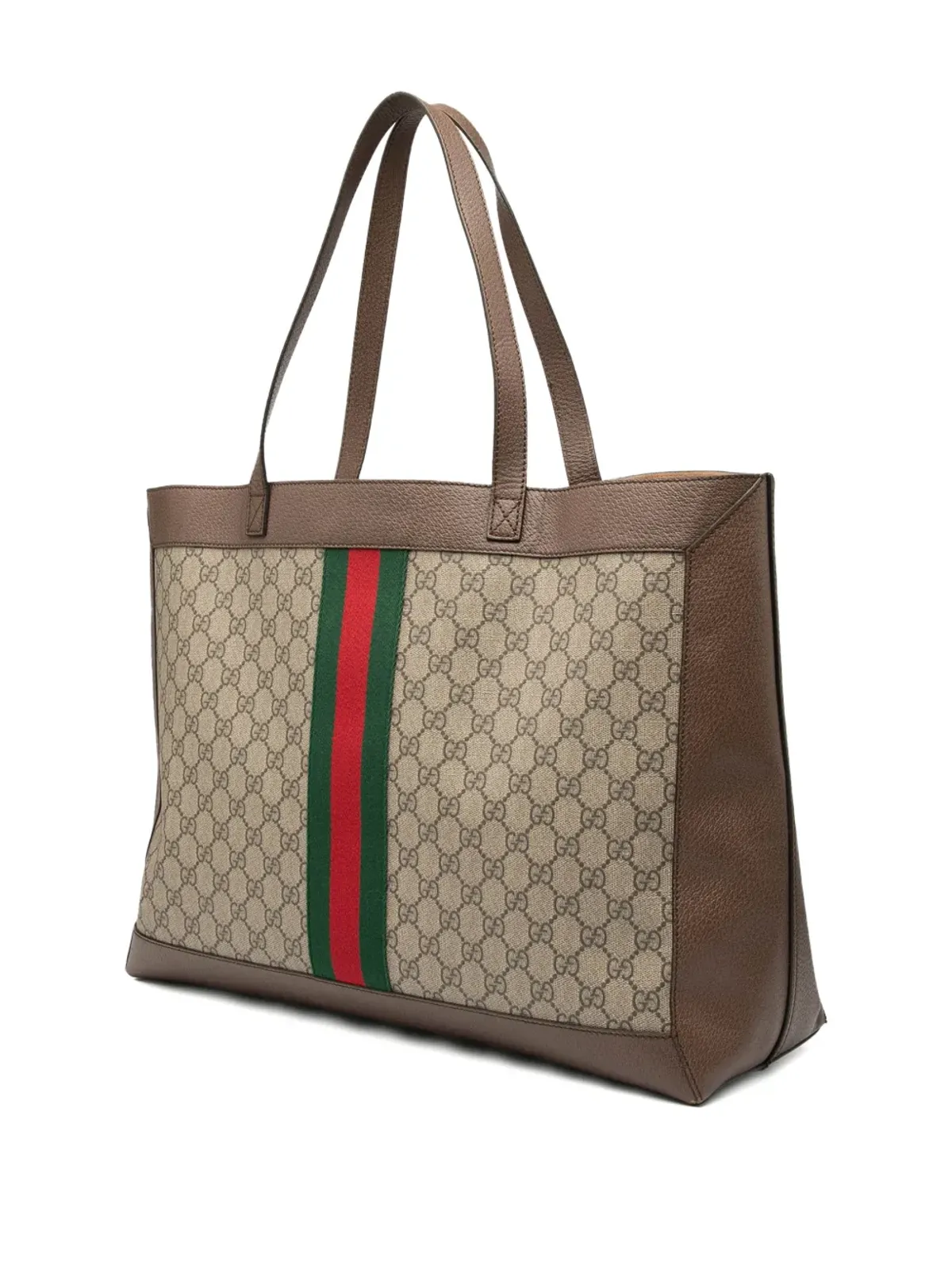 Gucci ビンテージ GG Supreme Ophidia トートバッグ - ブラウン - 画像2
