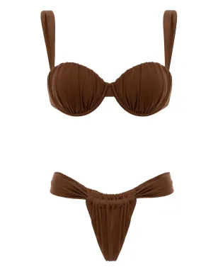 Noire Swimwear ルーシュ バルコネット ビキニ - サムネイル1