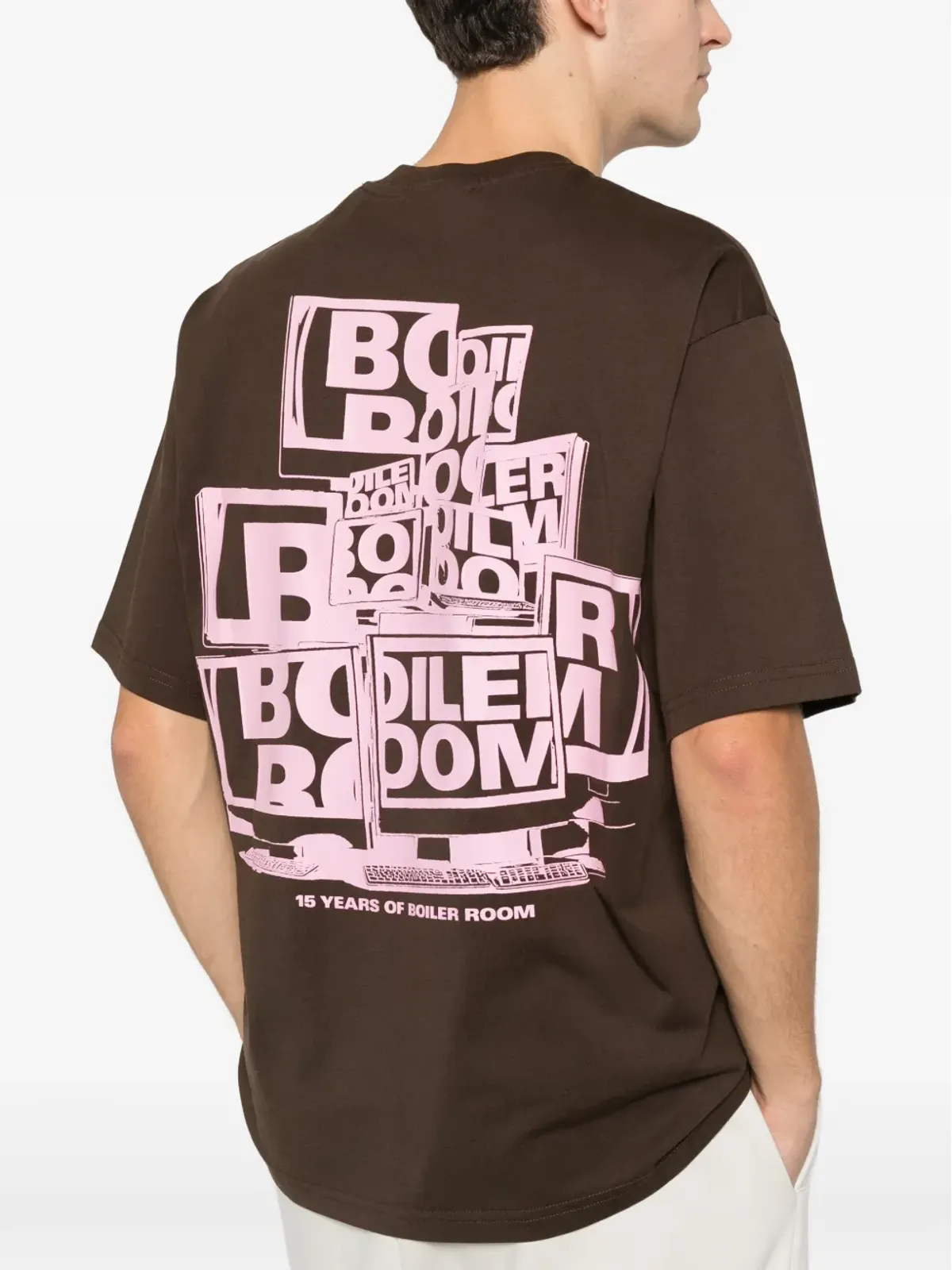 Boiler Room 15周年モニターグラフィック Tシャツ - 画像5
