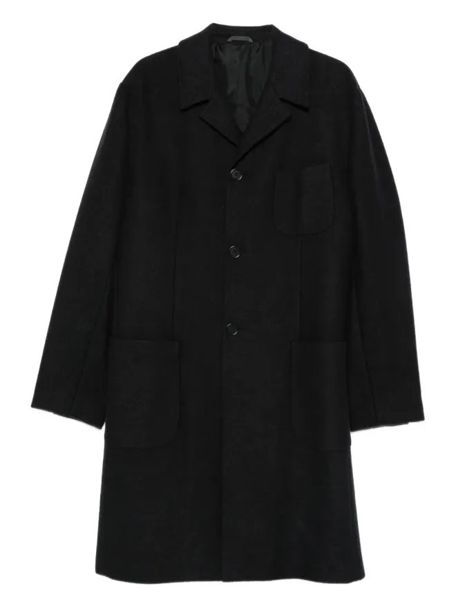 Romeo Gigli Pre-Owned Romeo Gigli Pre-Owned 1990年代 シングルブレスト チェストポケット コート - ブルーの商品画像