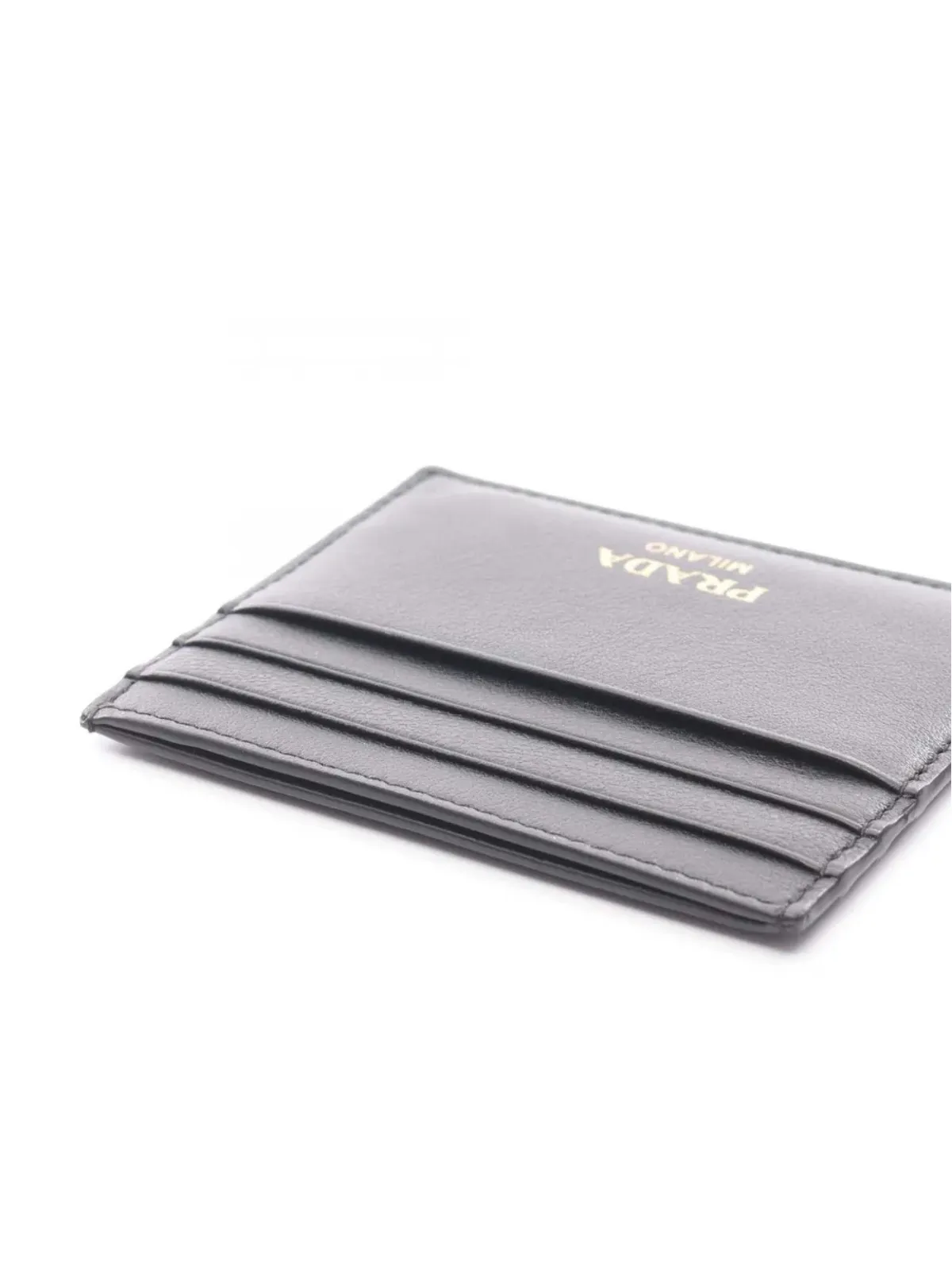 Prada Pre-Owned 2010-2025 ソフトグレインレザー カードホルダー - ブラック - 画像3