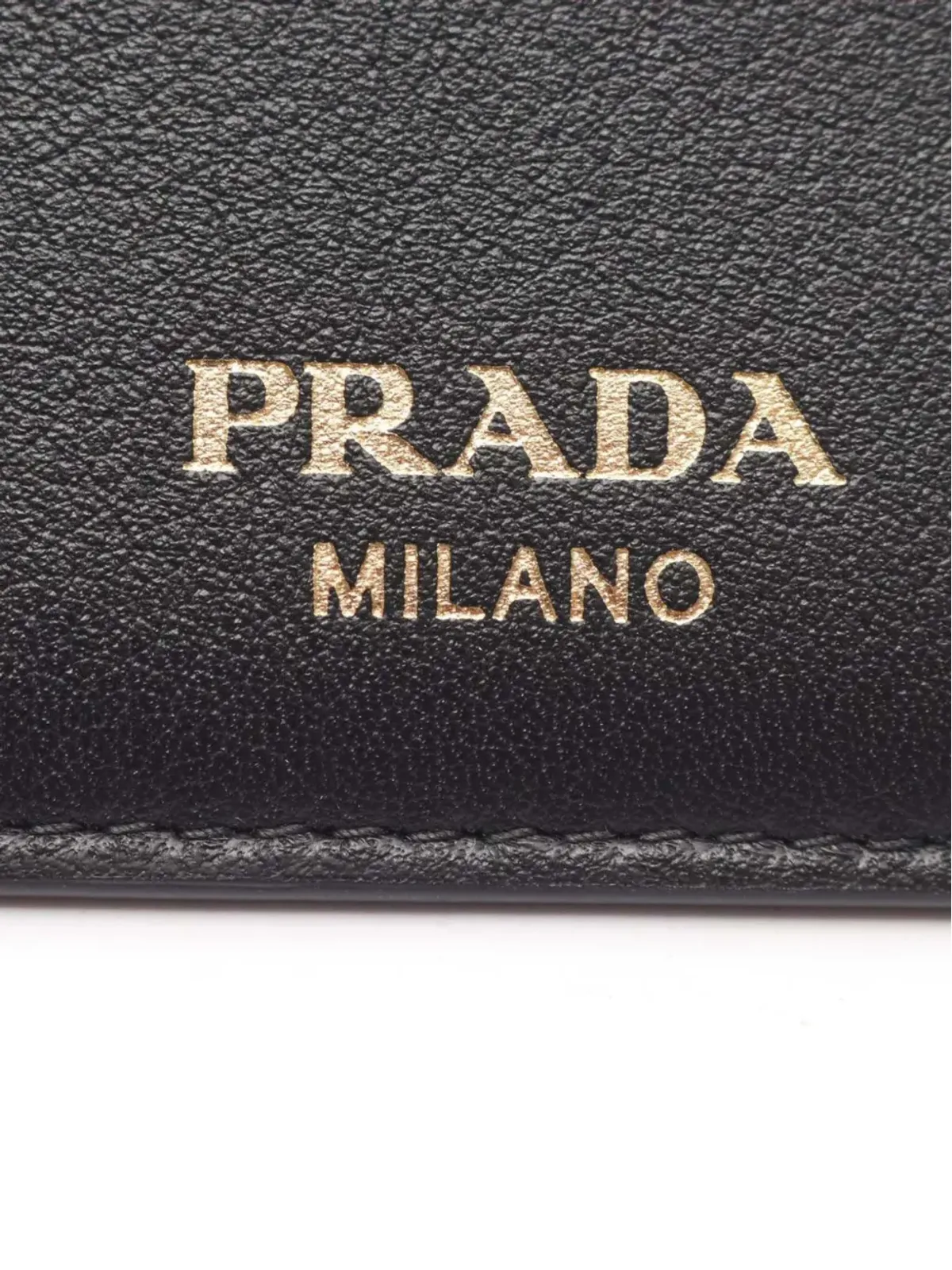 Prada Pre-Owned 2010-2025 ソフトグレインレザー カードホルダー - ブラック - 画像4