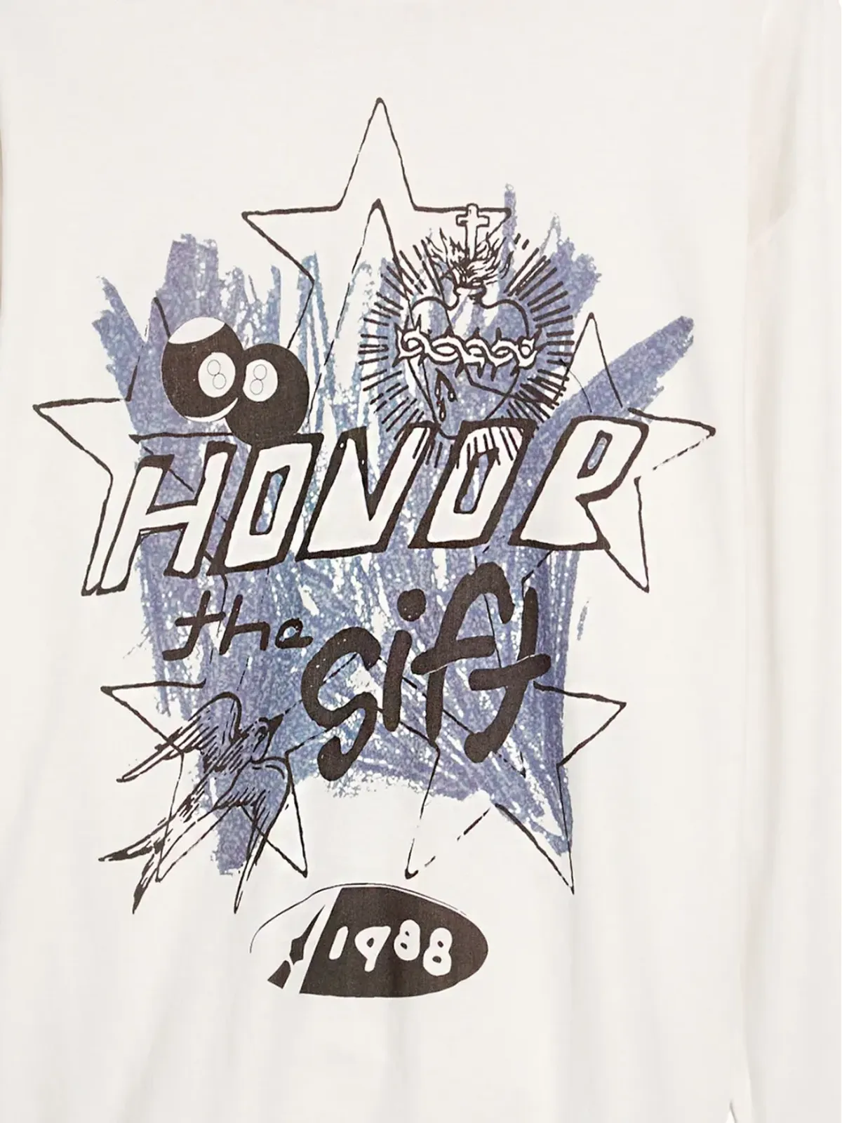 Honor The Gift スターグラフィックプリント 長袖 Tシャツ - 画像2