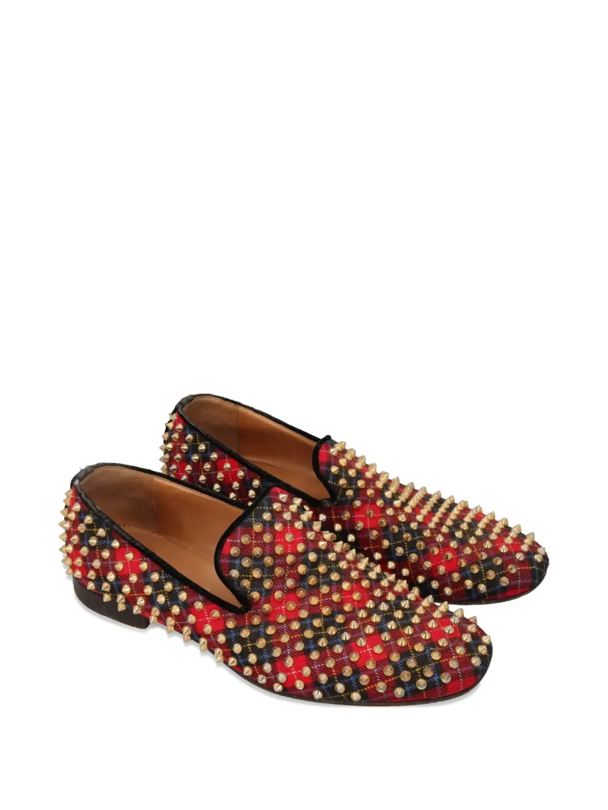 Christian Louboutin ビンテージ スパイク装飾ローファー - 画像2