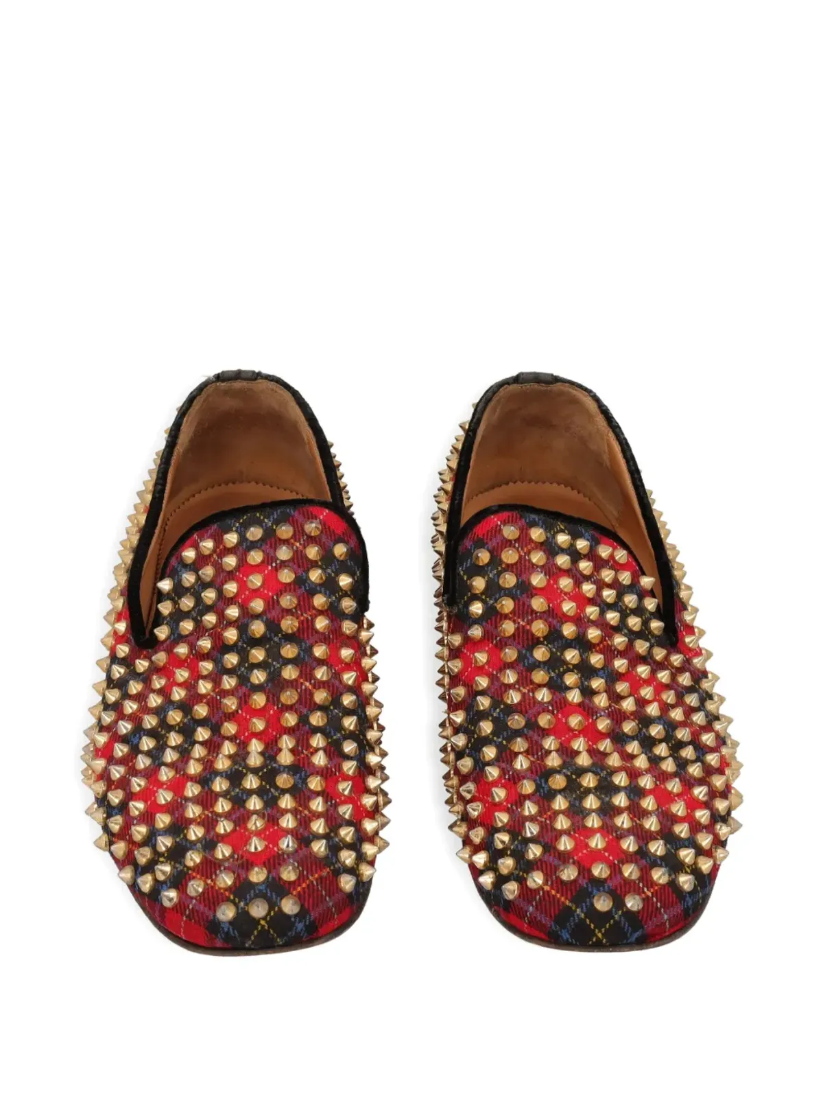 Christian Louboutin ビンテージ スパイク装飾ローファー - 画像3