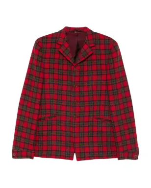 Romeo Gigli Pre-Owned 1990年代 チェックジャケット（レッド） - サムネイル1