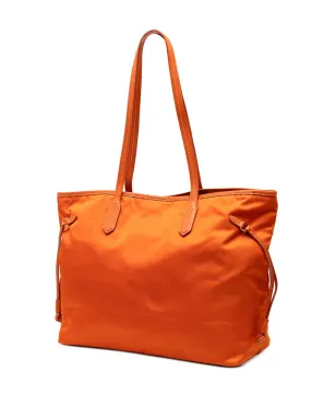 Prada ビンテージ 2010-2025 サフィアーノ・トリム付き テッスート オープン コンバーチブル トート サッチェル - オレンジ - サムネイル3