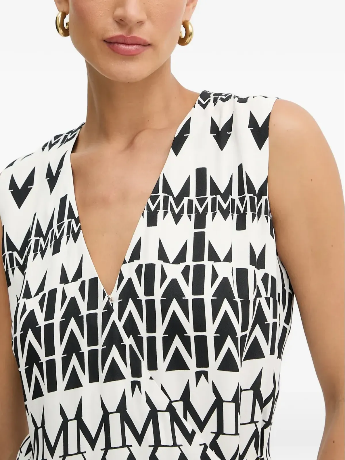 MARCIANO by GUESS ジオメトリックプリントトップ - 画像4