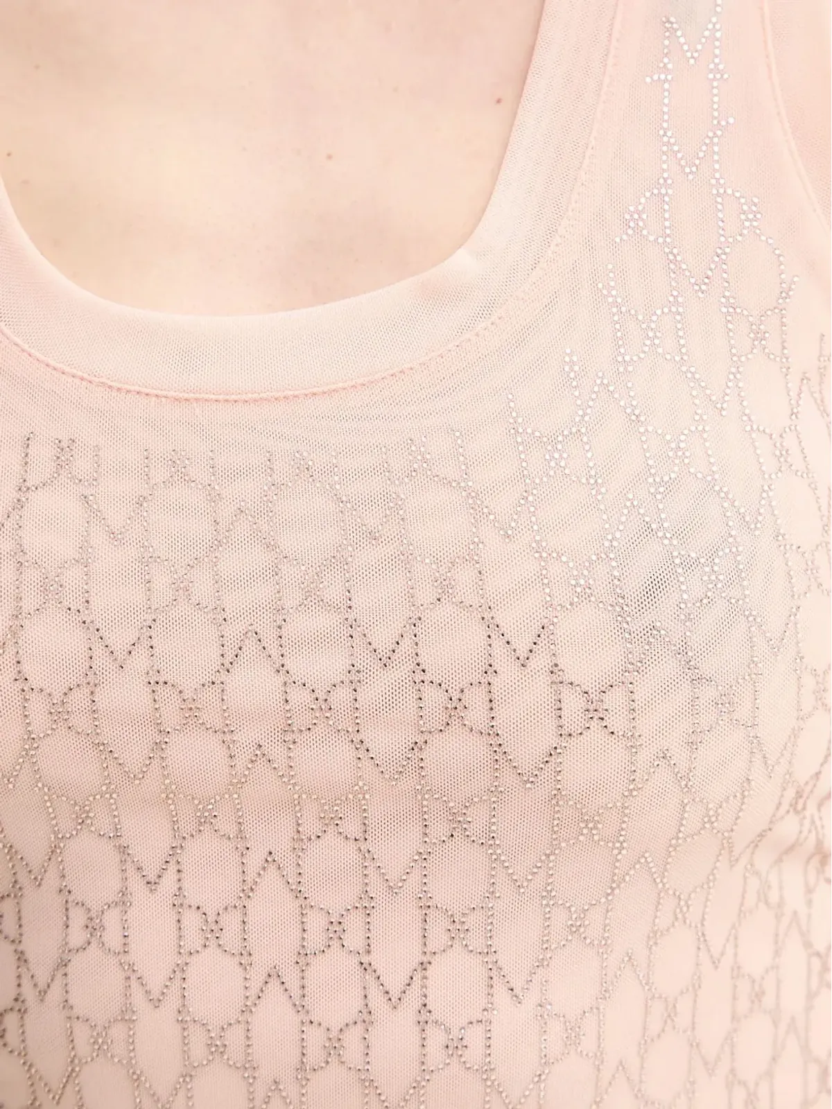 MARCIANO by GUESS アリア柄ノースリーブトップ - ピンク - 画像5
