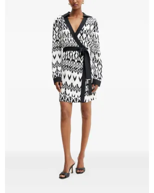 MARCIANO by GUESS プリントディテール ベルト付きミニドレス（ホワイト） - サムネイル2