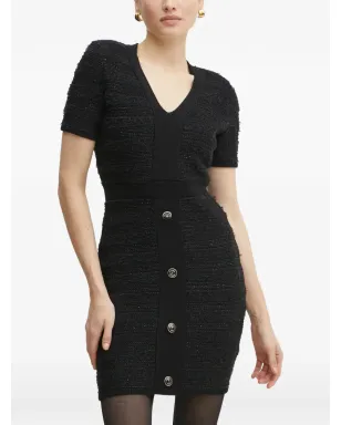 MARCIANO by GUESS ボタンディテールショートスリーブミニドレス - サムネイル1