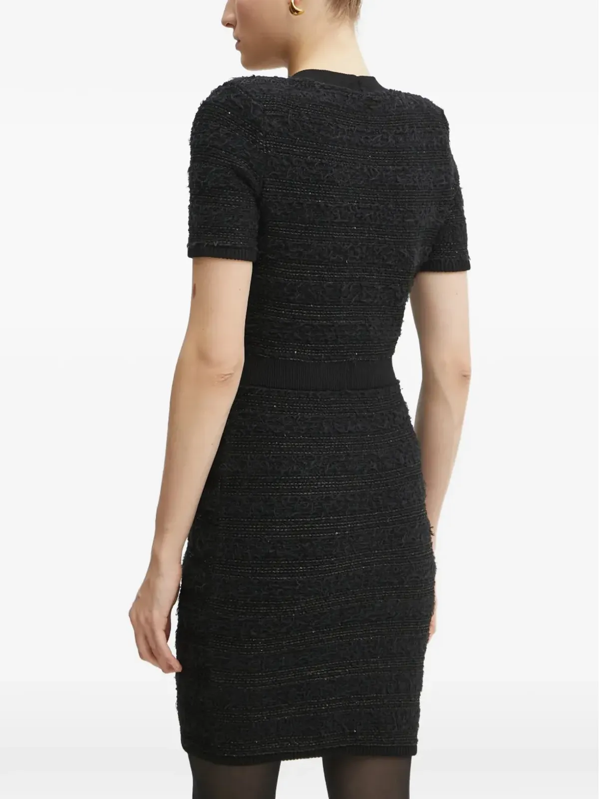 MARCIANO by GUESS ボタンディテールショートスリーブミニドレス - 画像3