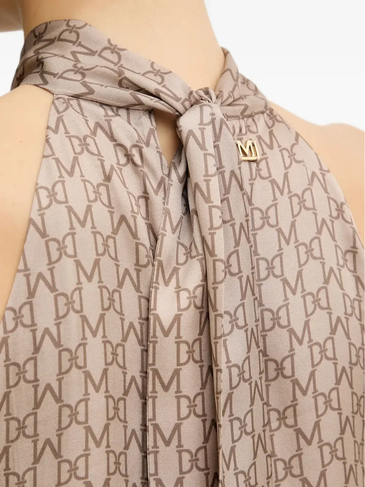 MARCIANO by GUESS ホルターネック・モノグラムトップ - 画像5