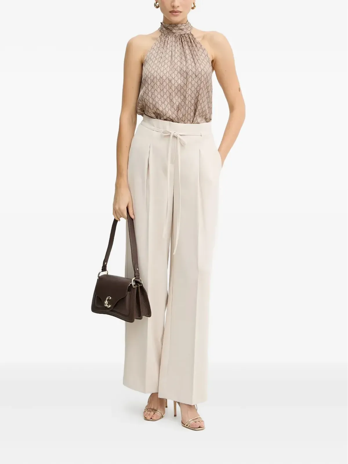 MARCIANO by GUESS ホルターネック・モノグラムトップ - 画像2