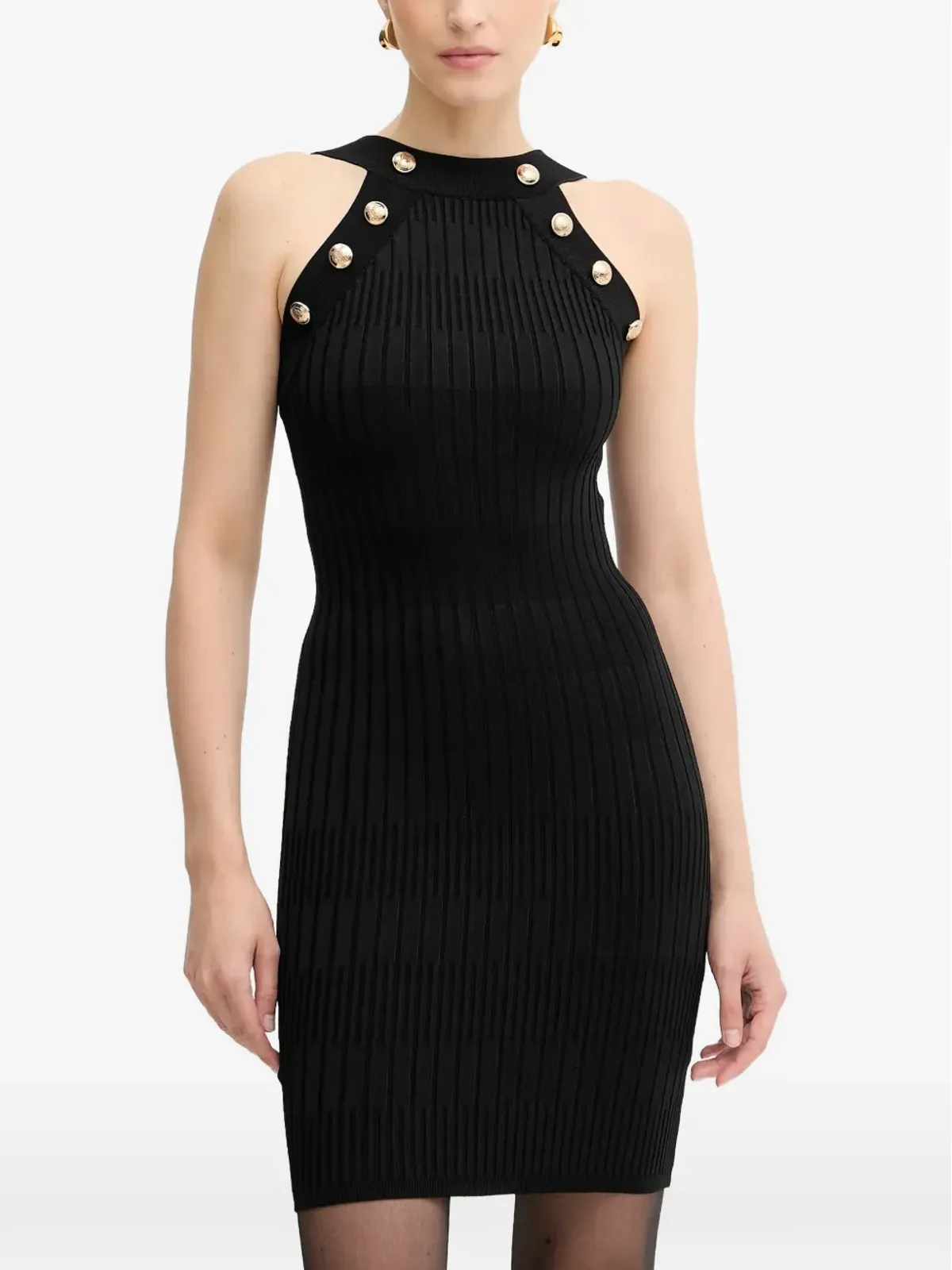 MARCIANO by GUESS ボタンディテール ミディドレス - 画像1