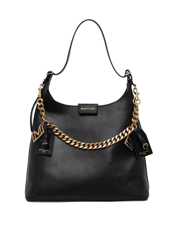 MARCIANO by GUESS MARCIANO by GUESS チャームディテール レザーショルダーバッグの商品画像