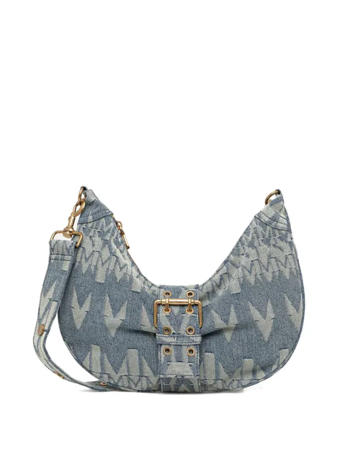 MARCIANO by GUESS MARCIANO by GUESS モノグラム・ハーフムーンバックル トートバッグの商品画像