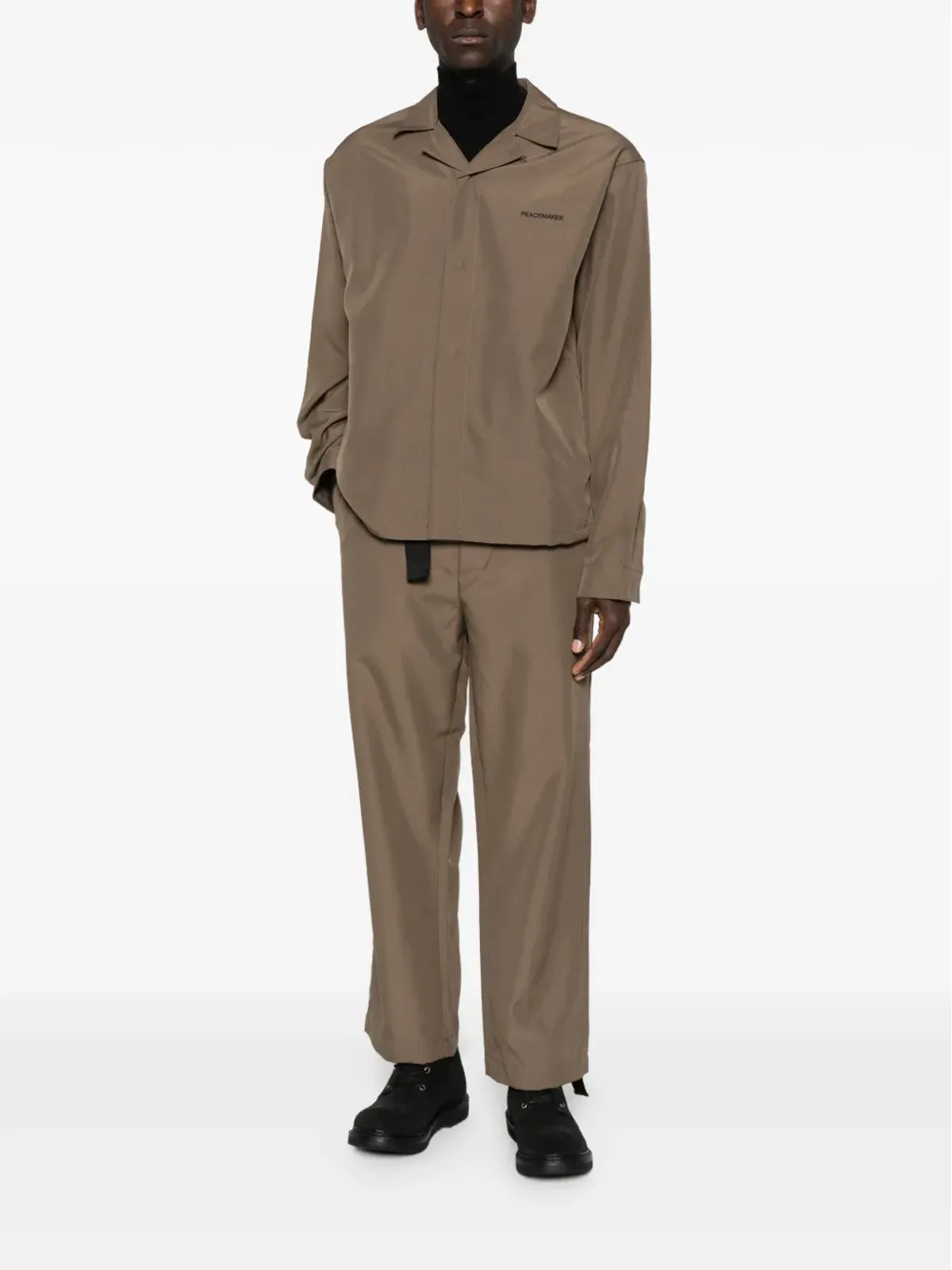 Peacemaker Oamc ベルテッドウェスト サイドポケット トラウザー - Brown - 画像2