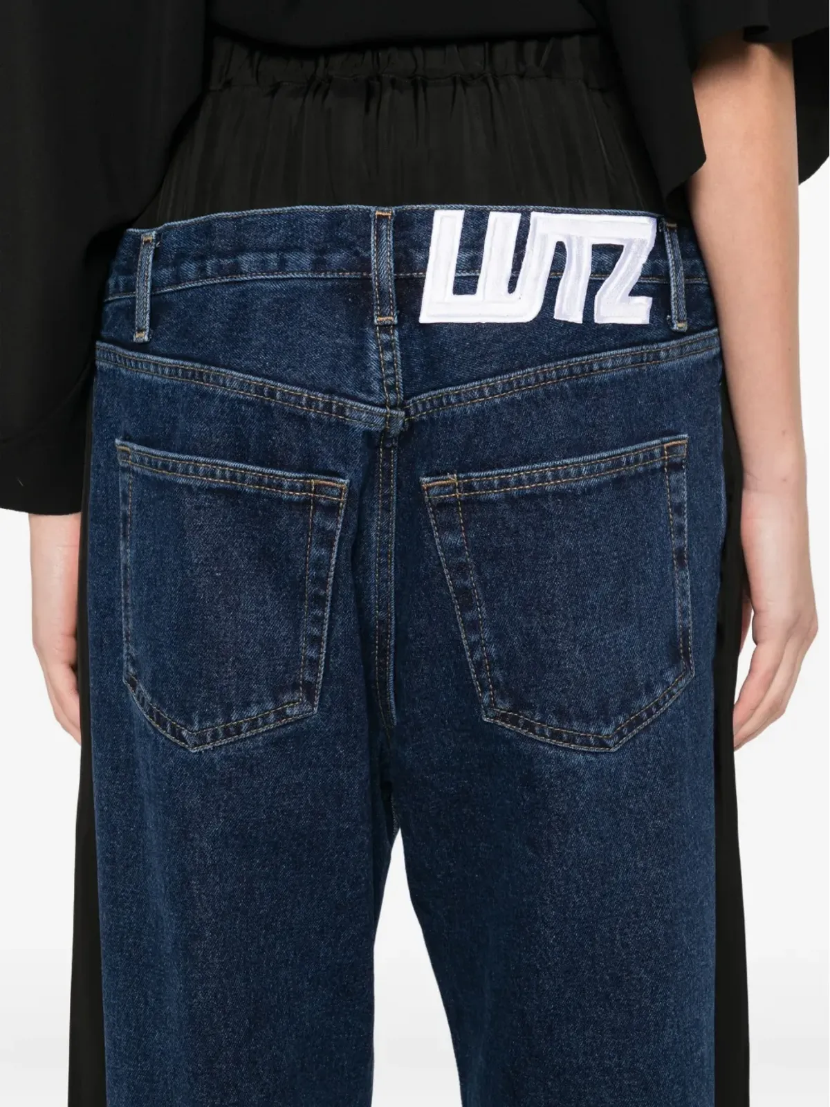 Lutz Huelle ロー デニムパンツ - 画像5