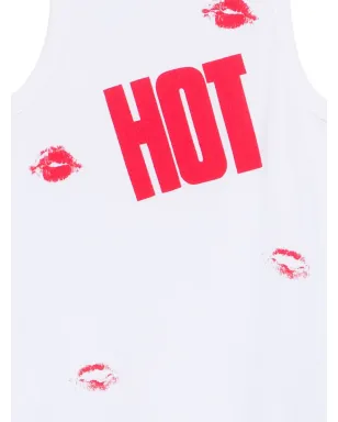 CARNE BOLLENTE Kiss Me I'm Hot リッププリントベスト - サムネイル3