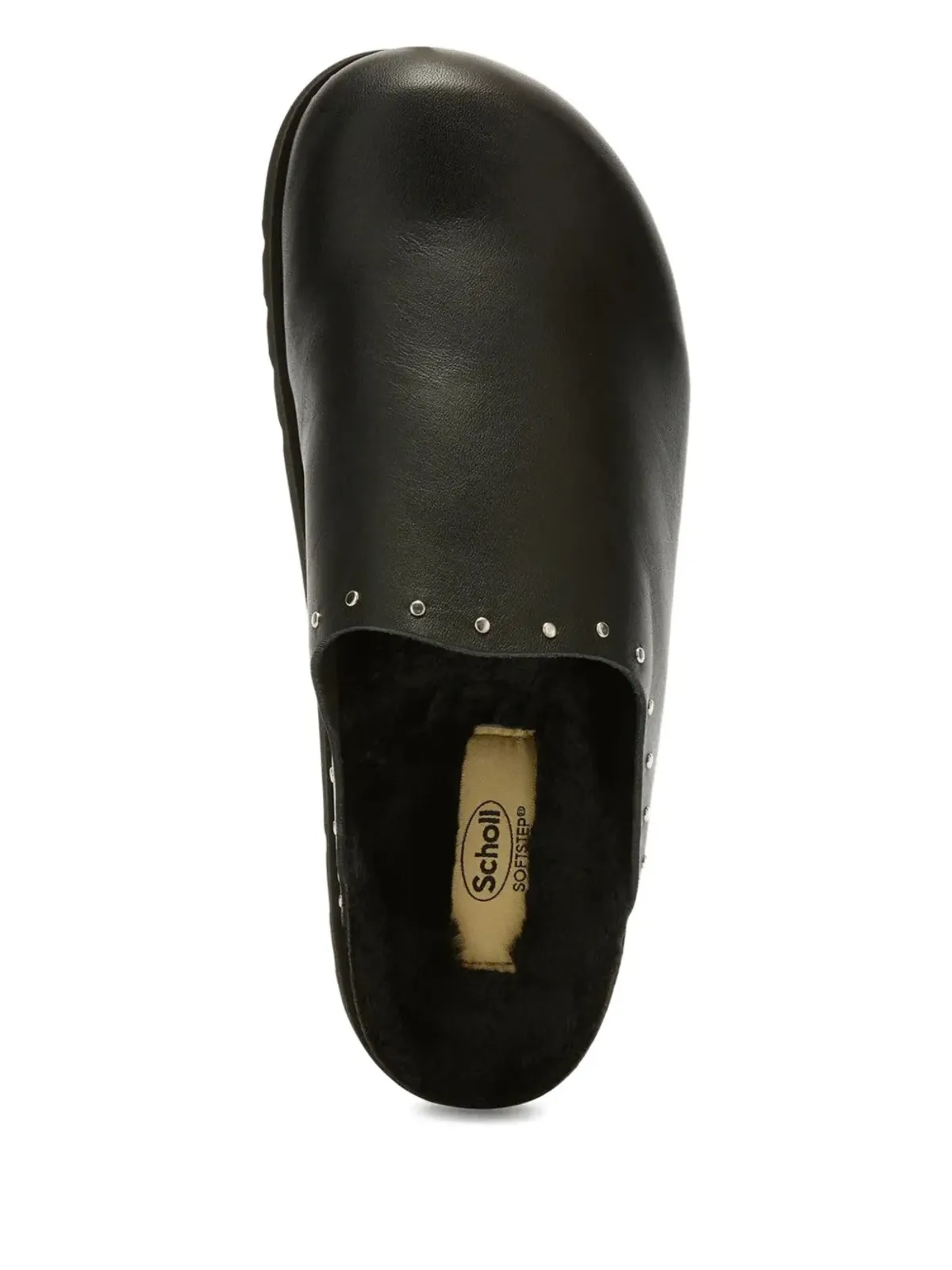 Scholl studded-embellishment mules - Black - 画像3