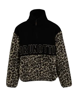 Brunotti Chondra レオパード柄スウェットシャツ ブラック - サムネイル1