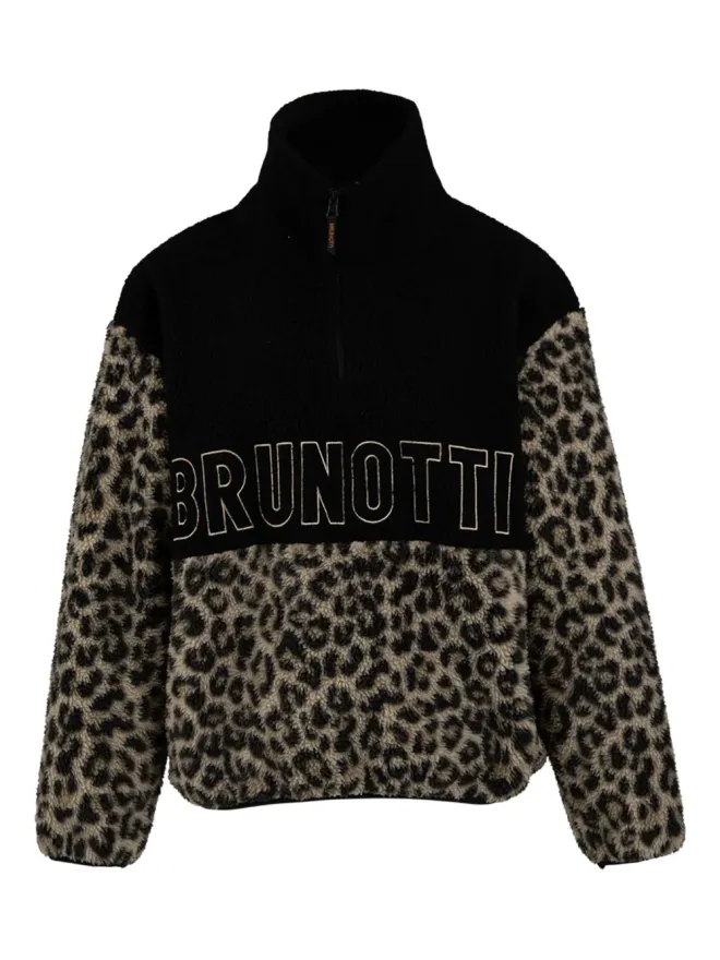 Brunotti Brunotti Chondra レオパード柄スウェットシャツ ブラックの商品画像