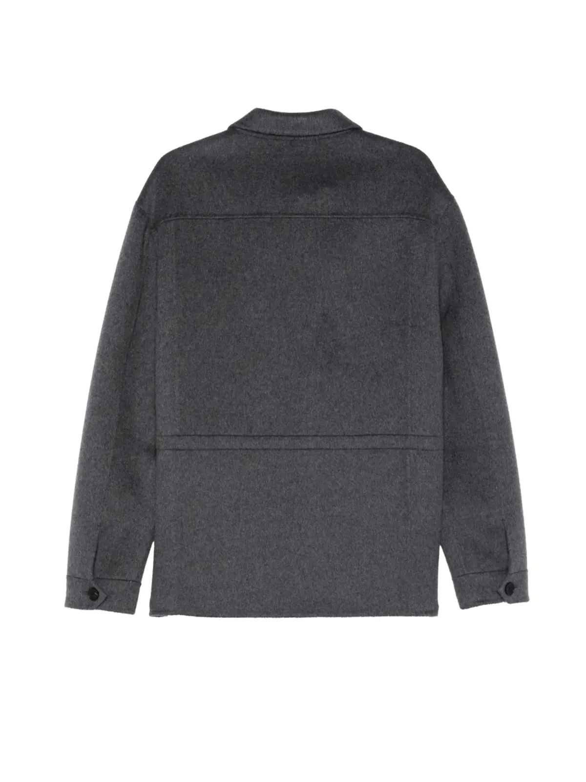 Greyed ボタン留めのフラップポケット シャツジャケット - 画像2