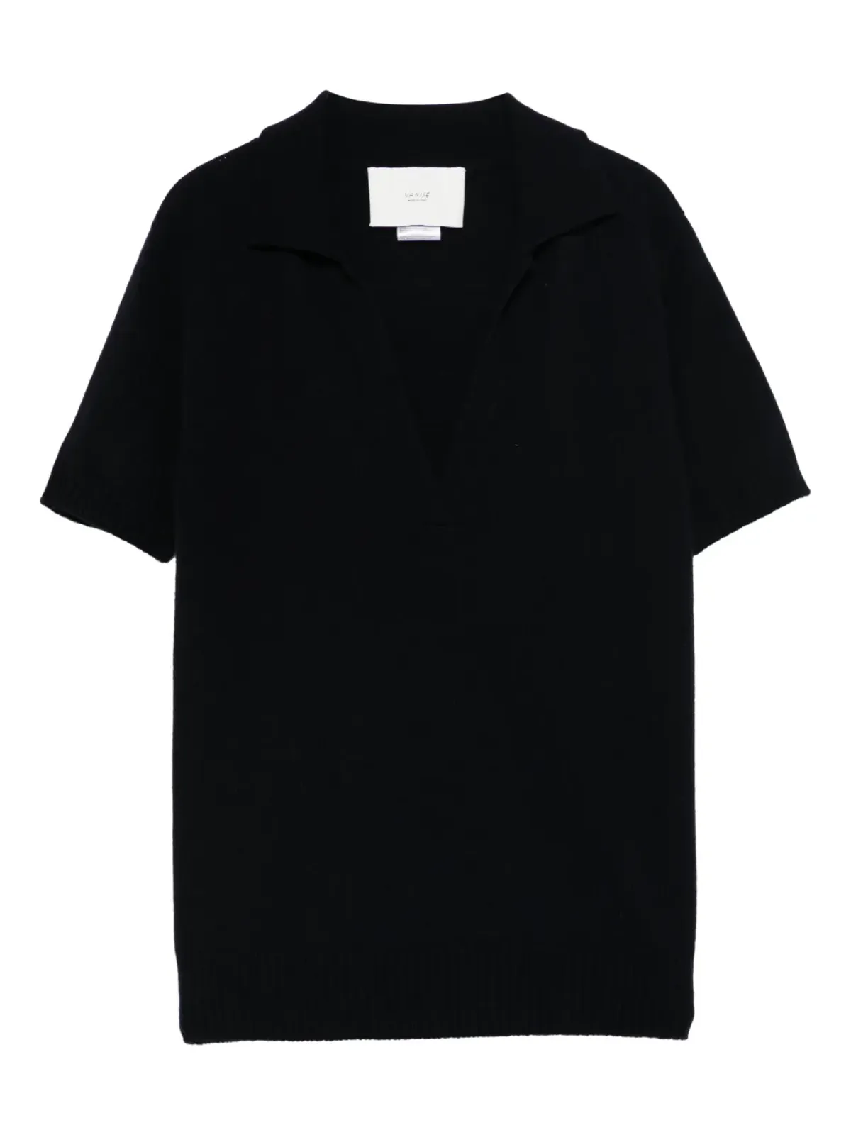 Vanisè ポロカラー編みニットTシャツ - 画像1
