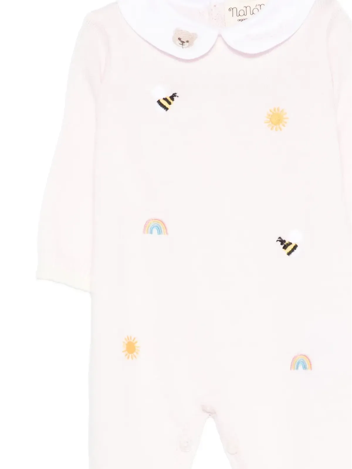 NANAN 刺繍入り襟付きロンパース - 画像3